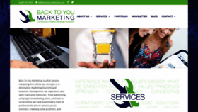 What Backtoyoumarketing.com website looked like in 2020 (4 years ago)
