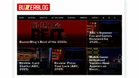 What Buzzerblog.com website looked like in 2020 (4 years ago)