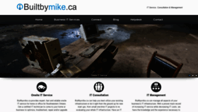 What Builtbymike.ca website looked like in 2020 (4 years ago)