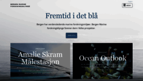 What Bergenmarine.no website looked like in 2020 (4 years ago)