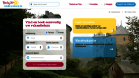 What Belgie-vakantiehuis.be website looked like in 2020 (4 years ago)