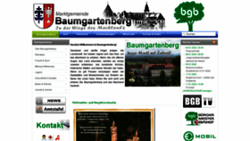 What Baumgartenberg.at website looked like in 2020 (4 years ago)