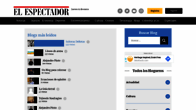 What Blogs.elespectador.com website looked like in 2020 (4 years ago)