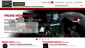 What Baader-planetarium.com website looked like in 2020 (4 years ago)