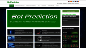 What Botprediction.com website looked like in 2020 (4 years ago)