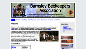 What Barnsleybeekeepers.org.uk website looked like in 2020 (4 years ago)