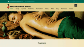 What Babajiayurveda.in website looked like in 2020 (4 years ago)