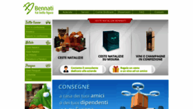 What Bennati.com website looked like in 2020 (4 years ago)