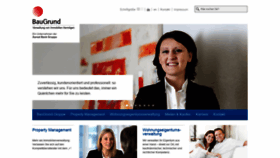 What Baugrund.de website looked like in 2020 (4 years ago)