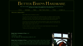 What Betterbarnshardware.com website looked like in 2020 (4 years ago)