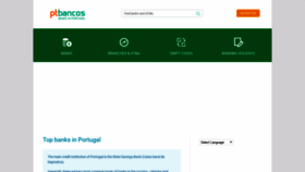 What Banksportugal.com website looked like in 2020 (4 years ago)