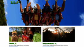 What Buschgardens.com website looked like in 2020 (4 years ago)