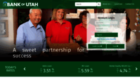 What Bankofutah.com website looked like in 2020 (4 years ago)