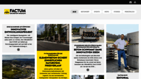 What Betonmagazin.ch website looked like in 2020 (4 years ago)