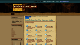What Bubblesdirectory.com website looked like in 2020 (4 years ago)
