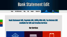 What Bankstatementedit.com website looked like in 2020 (4 years ago)