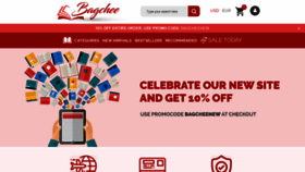 What Bagchee.com website looked like in 2020 (4 years ago)