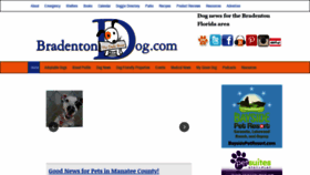 What Bradentondog.com website looked like in 2020 (4 years ago)