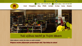 What Branakezdravi.cz website looked like in 2020 (4 years ago)