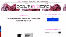 What Beautyinfozone.com website looked like in 2020 (4 years ago)