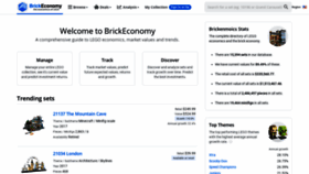 What Brickeconomy.com website looked like in 2020 (4 years ago)