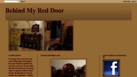 What Behindmyreddoor.com website looked like in 2020 (4 years ago)