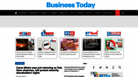 What Businesstoday.in website looked like in 2020 (4 years ago)