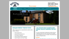 What Bushypark.ie website looked like in 2020 (4 years ago)
