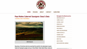 What Backcountrywines.com website looked like in 2020 (4 years ago)