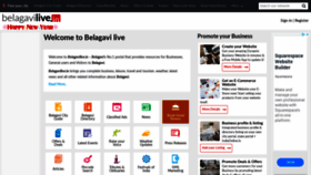 What Belagavilive.in website looked like in 2020 (4 years ago)