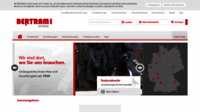 What Bertramhygiene.de website looked like in 2020 (4 years ago)