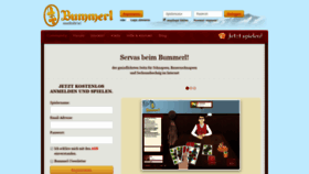 What Bummerl.at website looked like in 2020 (4 years ago)