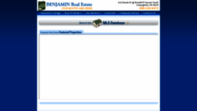 What Benjaminrealtors.com website looked like in 2020 (4 years ago)