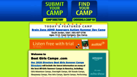 What Bestgirlscamps.com website looked like in 2020 (4 years ago)