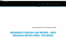 What Briskers.com website looked like in 2020 (4 years ago)