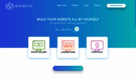 What Bonevo.net website looked like in 2020 (4 years ago)