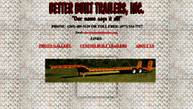 What Betterbuilttrailers.com website looked like in 2020 (4 years ago)