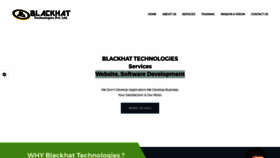 What Blackhattechnologies.com website looked like in 2020 (4 years ago)