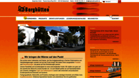 What Berghuetten-gmbh.de website looked like in 2020 (4 years ago)
