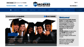 What Browardschools1.com website looked like in 2020 (4 years ago)