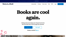 What Bookofthemonthclub.com website looked like in 2020 (4 years ago)
