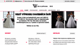 What Beaprincess.cz website looked like in 2020 (4 years ago)