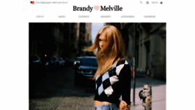 What Brandymelville.com website looked like in 2020 (4 years ago)
