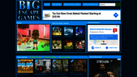 What Bigescapegames.com website looked like in 2020 (4 years ago)