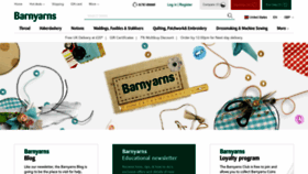 What Barnyarns.com website looked like in 2020 (4 years ago)