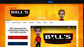 What Billscooling.com website looked like in 2020 (4 years ago)