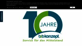 What B2b-konzept.de website looked like in 2020 (4 years ago)