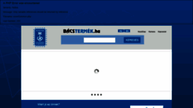 What Bacstermek.hu website looked like in 2020 (4 years ago)