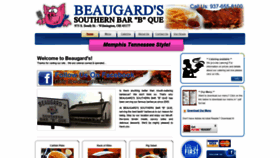 What Beaugardsbbq.com website looked like in 2020 (4 years ago)