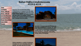 What Bahiadelfincondominiums.com website looked like in 2020 (6 years ago)